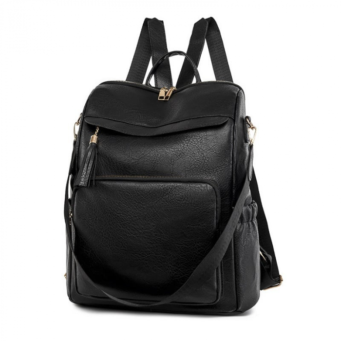 Rucsac dama, Vera, RD727, Negru, 36x32x15 cm [1]