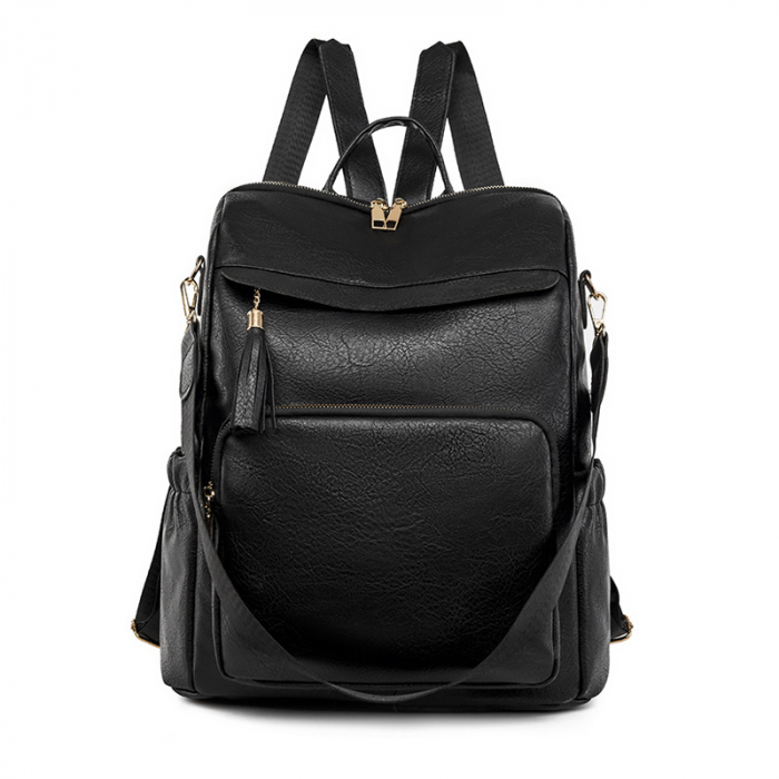 Rucsac dama, Vera, RD727, Negru, 36x32x15 cm [2]
