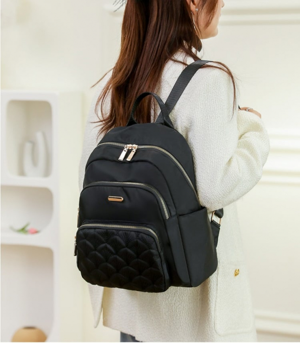 Rucsac dama, Victoria, RD731, Negru, 33x28x12 cm [3]