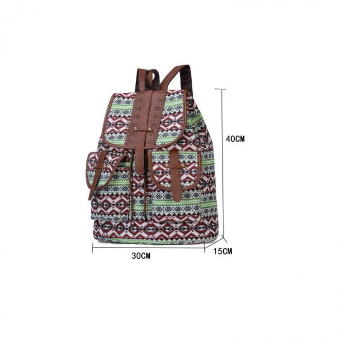 Rucsac dama, Zia WB37, 40x30x15 cm [4]