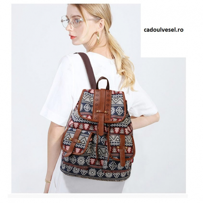 Rucsac dama, Zia WB37, 40x30x15 cm [6]
