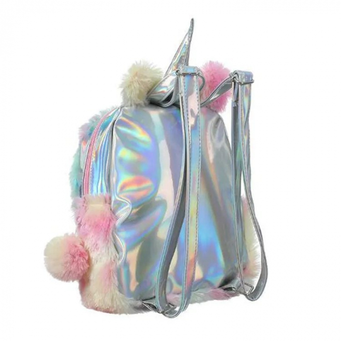 Rucsac mic pentru copii, elevi, AVAMSI, AYM-MRSB cu puf, Roz, 29X24X9 cm [2]