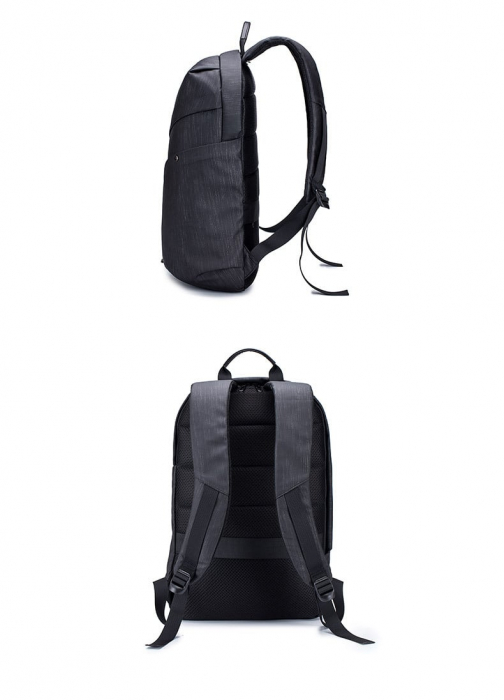 Rucsac Unisex BullCaptain BC-603, multifunctional, laptop, calatorii, negru, 45x31x12CM [7]
