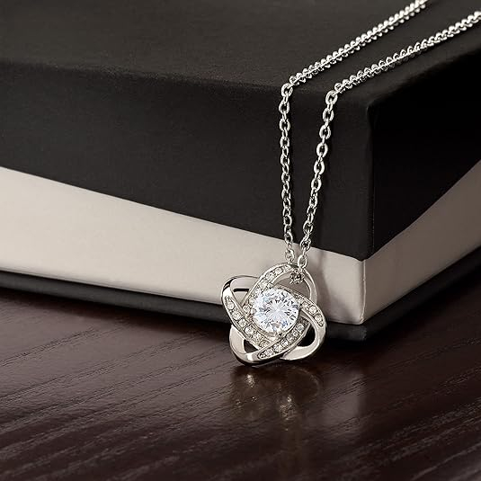 Set Cadou Absolvire Pentru Fiică LD7416 - Colier cu Pandantiv Love Knot din Argint 925 placat cu rodiu, Cutie Elegantă și Mesaj Emotionant [5]