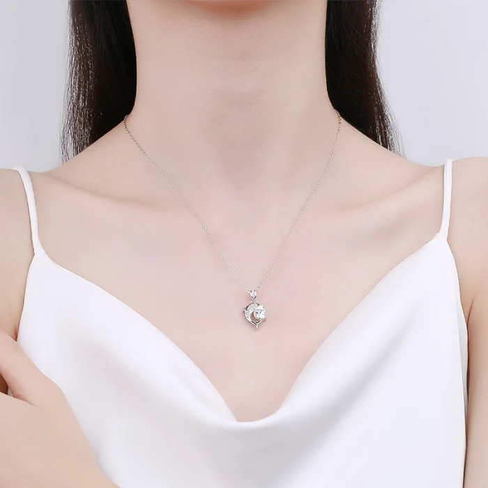 Cadou Pentru Absolvire Fiică LD769X- Colier cu Pandantiv Spiritul Oceanului din Argint 925 placat cu rodiu, Cutie Elegantă și Mesaj Emotionant [8]