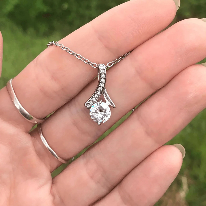 Cadou Pentru Absolvire Fiică LD742X- Colier cu Pandantiv Talisman de lumina din Argint 925 placat cu rodiu, Cutie Elegantă și Mesaj [5]