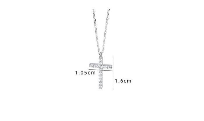Set Cadou Mamă – Colier cu Pandativ cruce din Argint 925 placat cu rodiu, Divine Cross, Cutie Elegantă și Felicitare Personalizată [6]