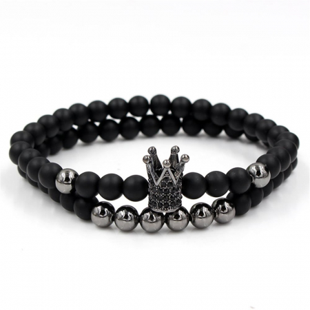 BRATARI DAMĂ - bratara-unisex-regalia-4715-onix-zirconiu-ruteniu-feng-shui.jpg
