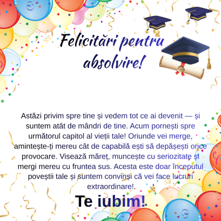 Cadou Absolvire Pentru Fiică LD7532 – Colier cu Pandativ Inimi Pereche din Argint 925 placat cu rodiu, Cutie Elegantă și Mesaj Emotionant [1]
