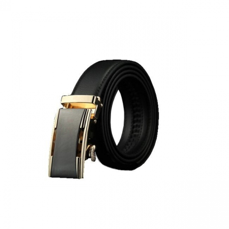 Curea barbati, Maynard CB5881, Piele naturala cu inchidere automata, Negru, 3.5x125cm [0]