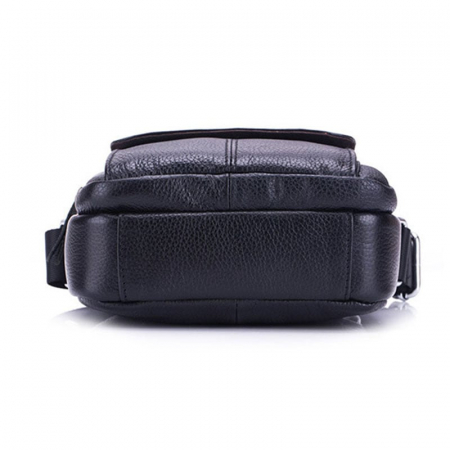 Geanta barbati, Alexander GB7899, Piele Naturala, Negru, 21x17x8 cm [4]