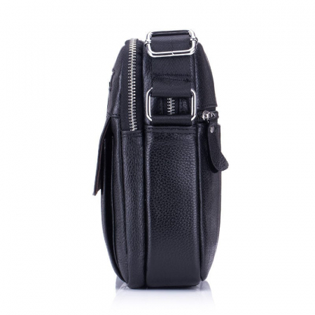 Geanta barbati, Alexander GB7899, Piele Naturala, Negru, 21x17x8 cm [2]