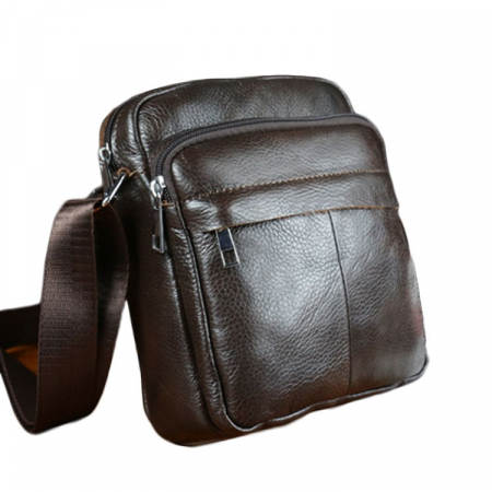 Geanta barbati BULLCAPTAIN, borseta de serviciu, geanta de umar, BC-01 Piele Naturala, 21x18x7.5 CM [3]