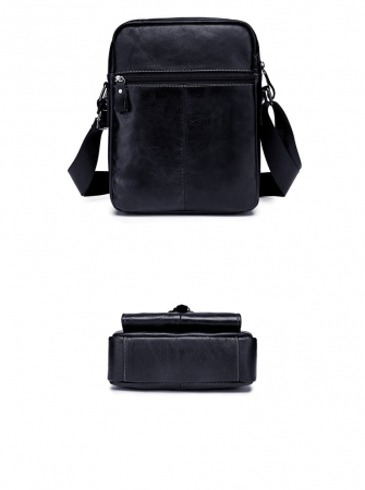 Geanta barbati BULLCAPTAIN, borseta de serviciu, geanta de umar, BC-053-L, Piele Naturala, 28x21x10CM [2]