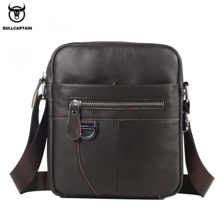 Geanta barbati, Hudson GB2967, Piele Naturala, Cafeniu, 21x19x7.5 cm [0]