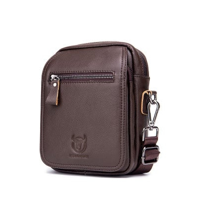 Geanta barbati, Jasp GB3028, Piele Naturala, Cafeniu, 21x16x7 cm [0]