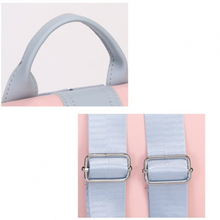 Geanta Bebe Sara MB42 tip rucsac scutece, Straight, incapatoare, impermeabila, versatila, ergonomica si sigura pentru mama, tata si copil, 32x31x14 cm [11]