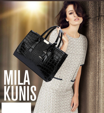 Geanta dama Atena,5044, Negru, 34x24x13 cm [4]