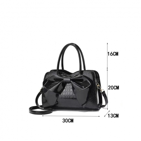 Geanta dama Copenhaga, 893, Negru, 30x20x13 cm [8]