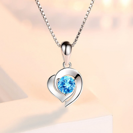 Lantisor cu pandativ din argint  925, LD771, Esenta simplitatii placat cu rodiu FEMEI - Lantisor cu pandativ din argint  925, LD771, Esenta simplitatii placat cu rodiu