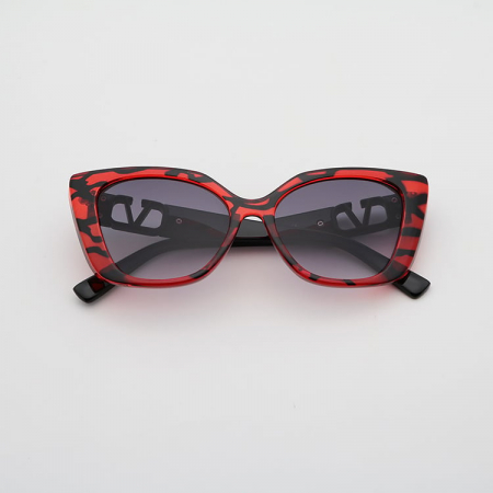 Ochelari de soare dama AVAMSI, Cat-Eye JF-2059, Rosu [1]