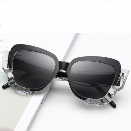 Ochelari de soare dama cat eye AVAMSI XFT-CT1712, Polarizati, Negru [4]