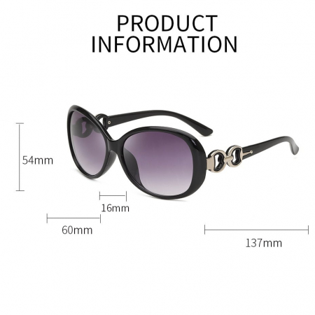 Ochelari de soare dama, Julie 4359, Protectie UV, Negru [1]