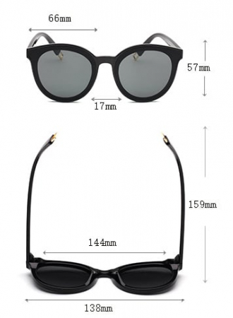 Ochelari de soare dama, Thea 8522, Protectie UV, Negru [1]