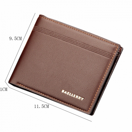 Portofel Barbati, Baellerry, ZX-BR003, 11.5x9.5x1 cm [4]