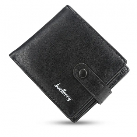 Portofel Barbati, Baellerry, ZX-D1305, Negru, 12x9.5x2 cm [0]