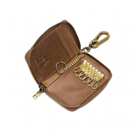 Portofel Barbati, Bullcaptain, BC-474, 11x10x2.5 cm Piele naturala [4]