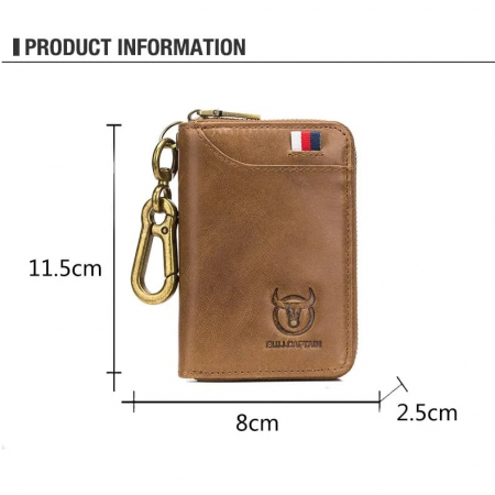 Portofel Barbati, Bullcaptain, BC-474, 11x10x2.5 cm Piele naturala [1]