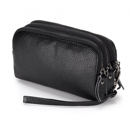 Portofel Dama, AVAMSI, YT-003, Rosu, 17x9.5x5 cm Piele naturala [7]