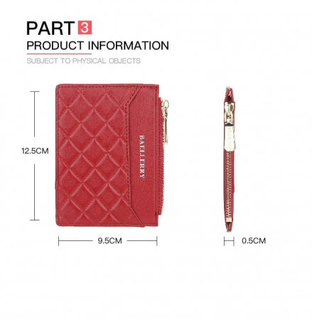 Portofel Dama, Baellerry, ZX-079, 12.5x9.5x0.5 cm [3]