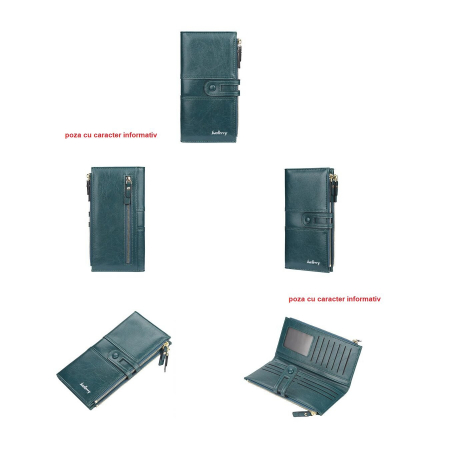 Portofel Dama, Baellerry, ZX-N1825, Rosu, 20x11x2 cm [4]