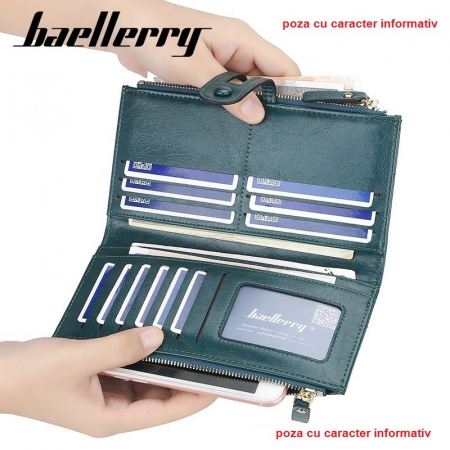Portofel Dama, Baellerry, ZX-N1825, Rosu, 20x11x2 cm [2]