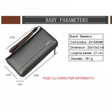 Portofel Dama, Baellerry, ZX-S6086, 20x10x2 cm [3]