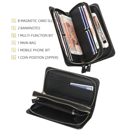 Portofel Dama, Baellerry, ZX-S633, 22x11x4 cm [10]