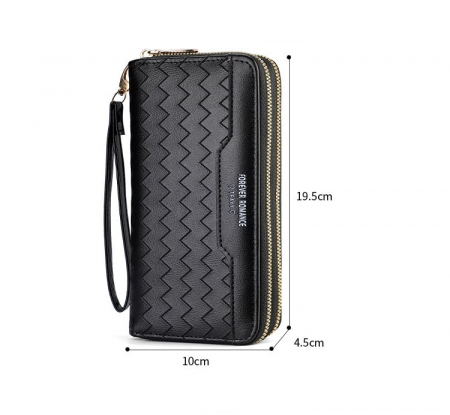Portofel Dama, Velora, 5007, Negru, 19.5X10x4.5 cm [3]