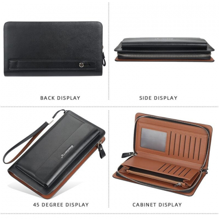 Portofel Unisex BAELLERRY, ZX-S6708, 22x12x4 cm [3]