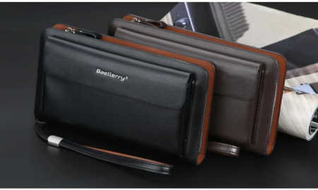 Portofel Unisex BAELLERRY, ZX-S6708, 22x12x4 cm [4]