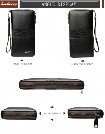 Portofel Unisex, Dama, Barbati, Baellerry, ZX-S6085, 20x10x2 cm [1]