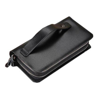 Portofel Unisex, Dama, Barbati, Baellerry, ZX-S6111, Negru, 20.5x10.5x4 cm [2]