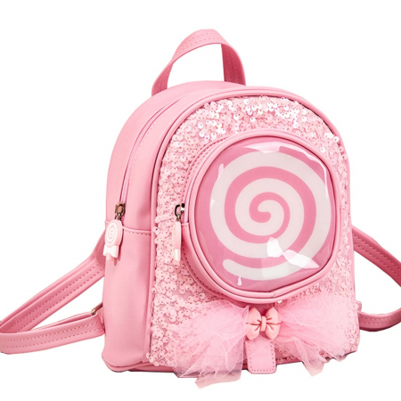 COPII - Rucsac copii, elevi, dama, AVAMSI, XC-18632, Roz, 23x22x11 cm