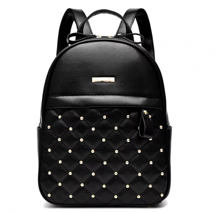 Rucsac dama, Alma BS-8974, Negru, 28x22x13 cm [0]