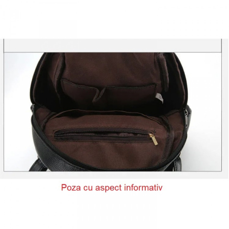 Rucsac dama AVAMSI BS-6701-2, Rosu, 30x35x14 cm [2]