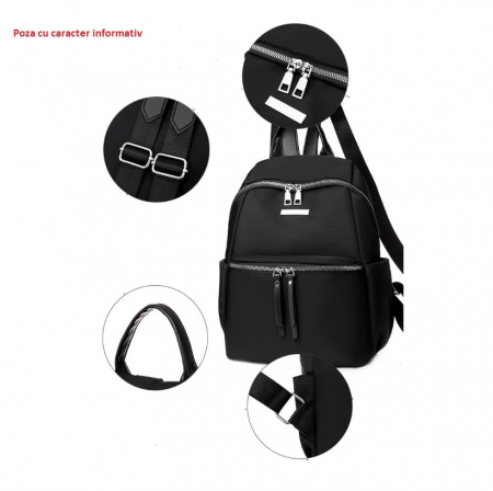Rucsac dama AVAMSI XL-9929, Rosu ,34X26X12 cm [3]