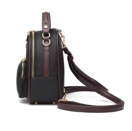 Rucsac dama Bolivia, 5412, Negru, 18x9x23 cm [5]