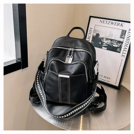 Rucsac dama, Cleo, 5415 Negru 30x23x17 cm [2]