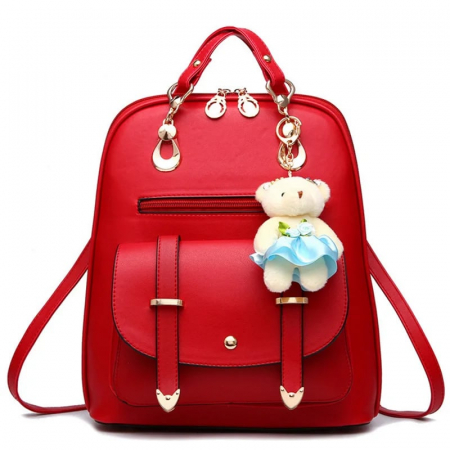 Rucsac dama, Joplin, 4895, Rosu, 32x23x12 cm [0]